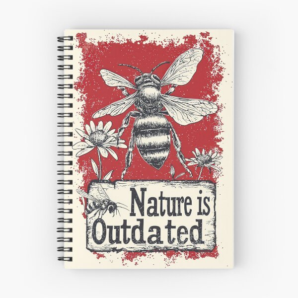 Item preview, Vintage Bee Art with Provocative Message designed and sold by Piotrek0001.