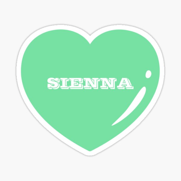 Item preview, Sienna Name Girl Green designed and sold by Monika Howarth.