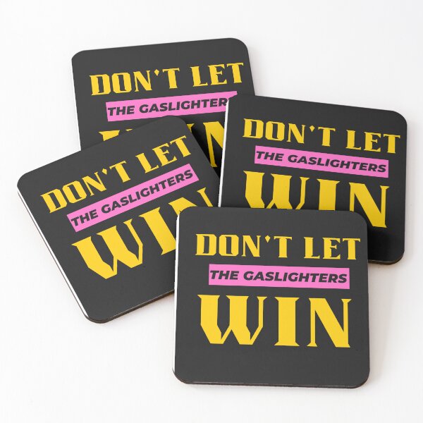 Item preview, Don't let the gaslighters win (sticker) designed and sold by Colleen Griffith.