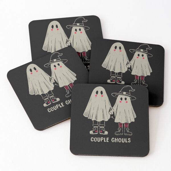 Item preview, Couple Ghouls - Funny Dark Cute Ghost Love Valentines Gift designed and sold by koalateess.