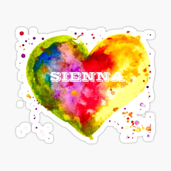 Item preview, Sienna Name Girl Rainbow designed and sold by Monika Howarth.
