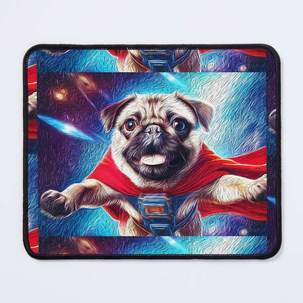 Item preview, Super Pug  designed and sold by Flower Magic .