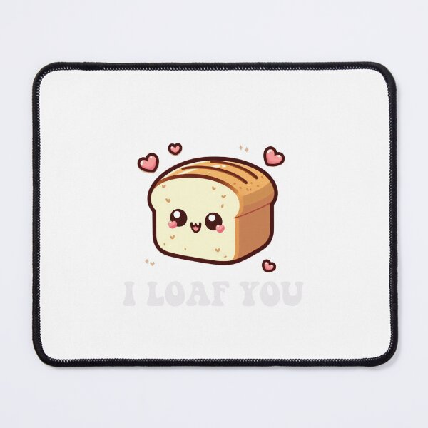 Item preview, I Love you shirt cute bread designed and sold by cxcolatte .
