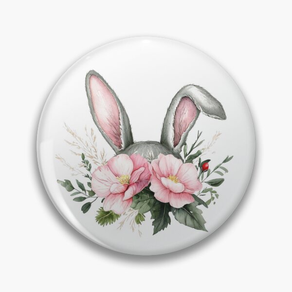 Item preview, Bunny ears with flowers designed and sold by JIGUWORLD.