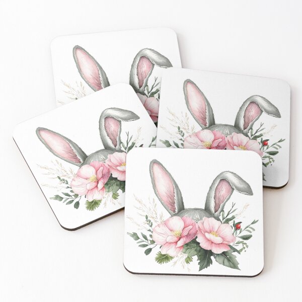 Item preview, Bunny ears with flowers designed and sold by JIGUWORLD.