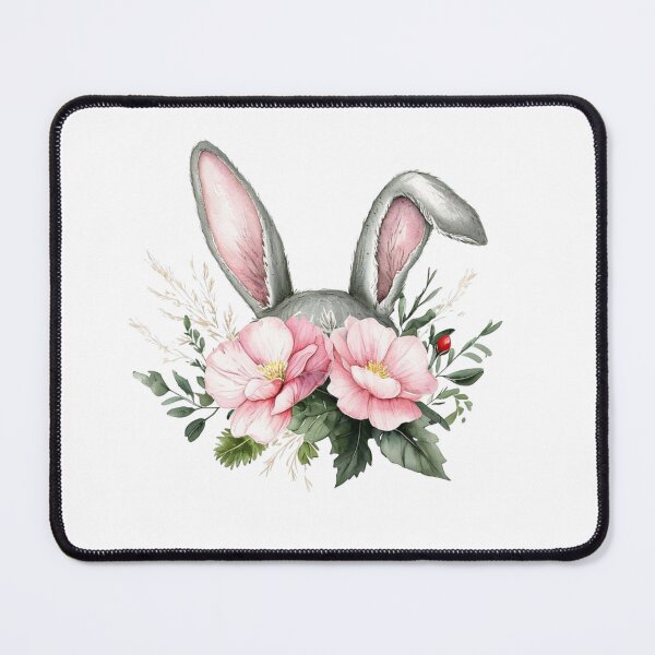 Item preview, Bunny ears with flowers designed and sold by JIGUWORLD.