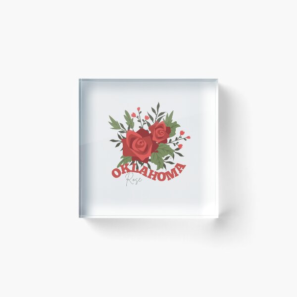 Artikelvorschau, Oklahoma State Flower Rosa Klassisches T-Shirt Sticker entworfen und verkauft von ThinkNature!.