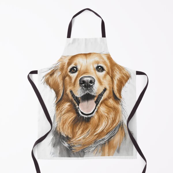 Item preview, Golden Retriever dog happy face designed and sold by Zarek-pixel-paws.