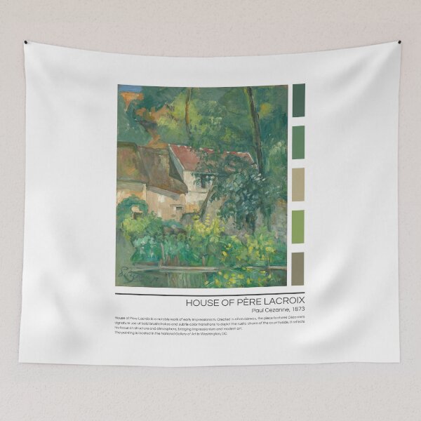 Item preview, House of Père Lacroix by Paul Cézanne designed and sold by StudioRedKoala.