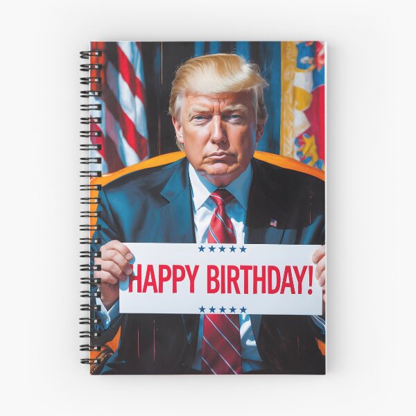 Item preview, Donald Trump Birthday Card designed and sold by BatmanSymbol.