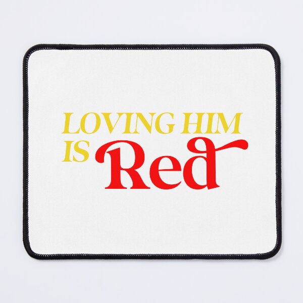 Item preview, “Loving Him Is Red” Taylor Swift Chiefs-Inspired Sticker designed and sold by Stickers by @molllyclare.