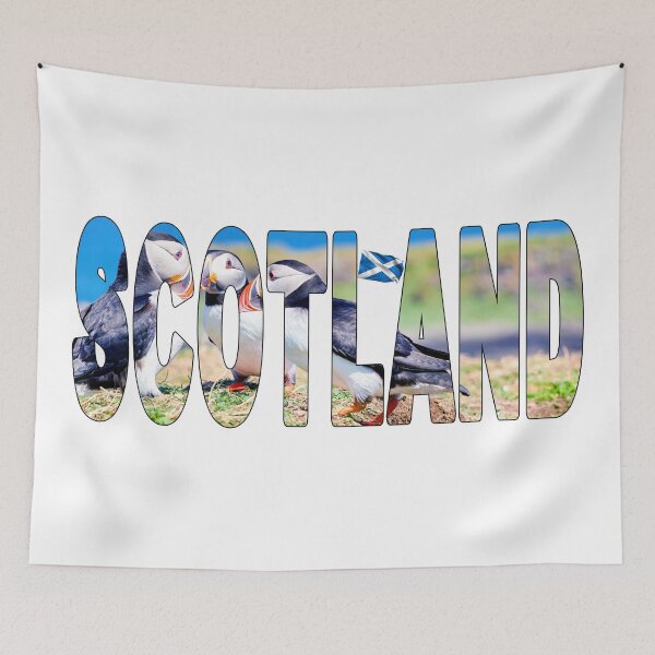Item preview, SCOTLAND - Puffins on the Cliff Edge Scottish Highlands designed and sold by Adam Gormley.