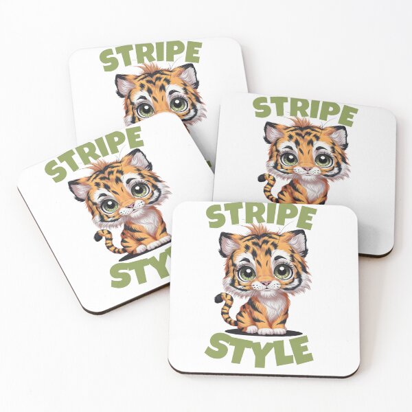 Item preview, Stripe Style| Cute Kawaii Tiger designed and sold by Auchi_Verse.