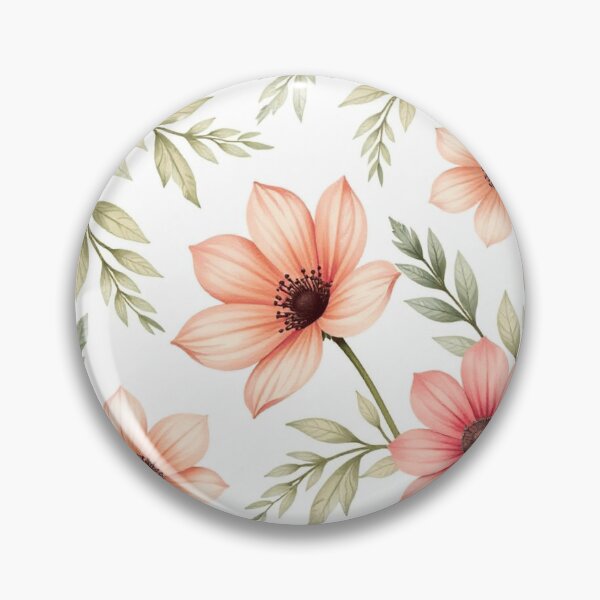 Item preview, Watercolor Vintage Floral Pattern Design designed and sold by hjian8219.