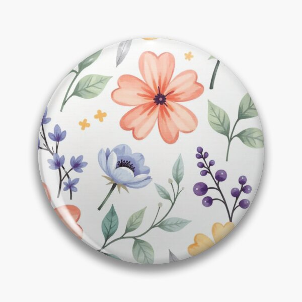 Item preview, Watercolor Vintage Floral Pattern Design designed and sold by hjian8219.