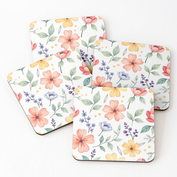 Item preview, Watercolor Vintage Floral Pattern Design designed and sold by hjian8219.