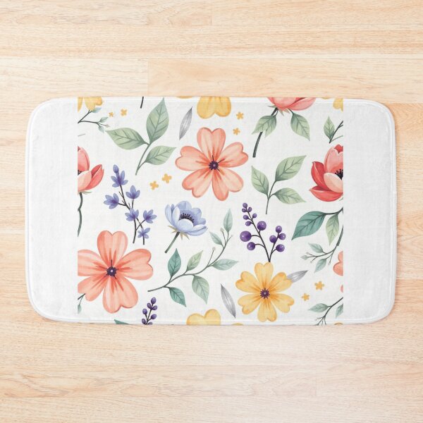 Item preview, Watercolor Vintage Floral Pattern Design designed and sold by hjian8219.