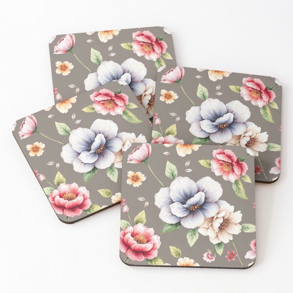 Item preview, Watercolor Vintage Floral Pattern Design designed and sold by hjian8219.