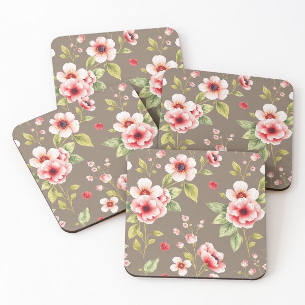 Item preview, Watercolor Vintage Floral Pattern Design designed and sold by hjian8219.