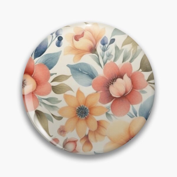 Item preview, Watercolor Vintage Floral Pattern Design designed and sold by hjian8219.
