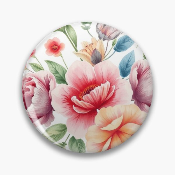 Item preview, Watercolor Vintage Floral Pattern Design designed and sold by hjian8219.
