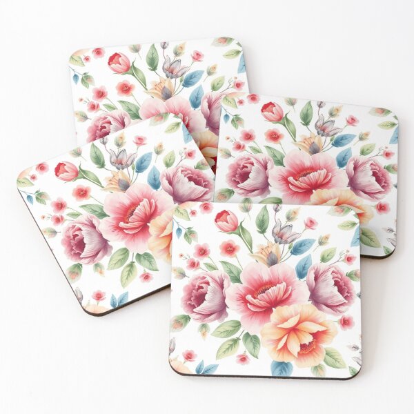 Item preview, Watercolor Vintage Floral Pattern Design designed and sold by hjian8219.