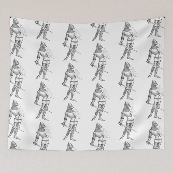 Item preview, Vintage Knight Illustration, 15th Century Armor designed and sold by HawthorneFlame.