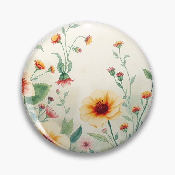 Item preview, Watercolor Vintage Floral Pattern Design designed and sold by hjian8219.