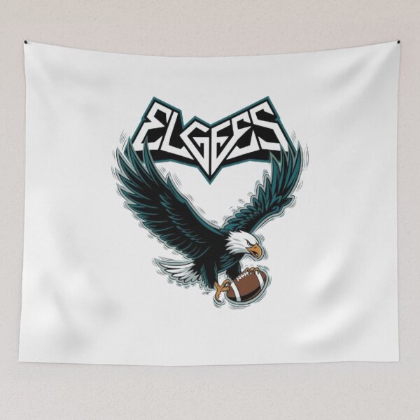Item preview, Fierce Eagle Clutching Football designed and sold by ColorsSoul ⭐️⭐️⭐️⭐️⭐️.