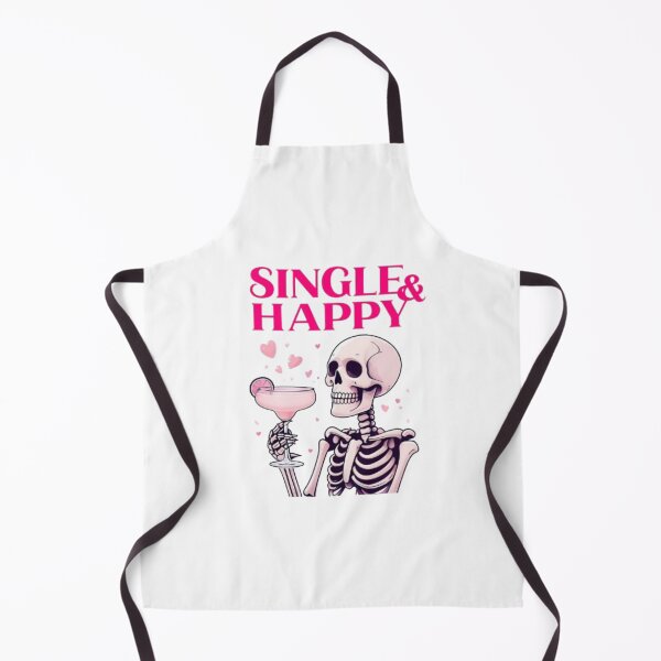 Item preview, Single & Happy Skeleton Cocktail Design designed and sold by ArtsyElegance4U ⭐⭐⭐⭐⭐.