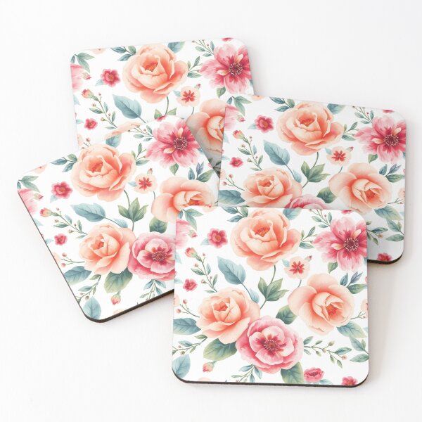 Item preview, Watercolor Vintage Floral Pattern Design designed and sold by hjian8219.