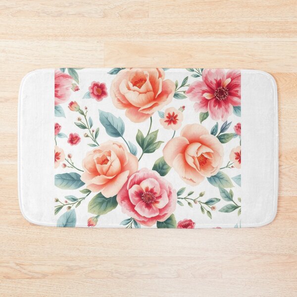 Item preview, Watercolor Vintage Floral Pattern Design designed and sold by hjian8219.