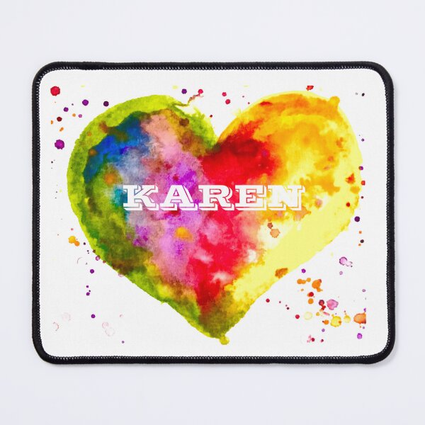 Item preview, Karen Name Girl Rainbow designed and sold by Artbymonika.