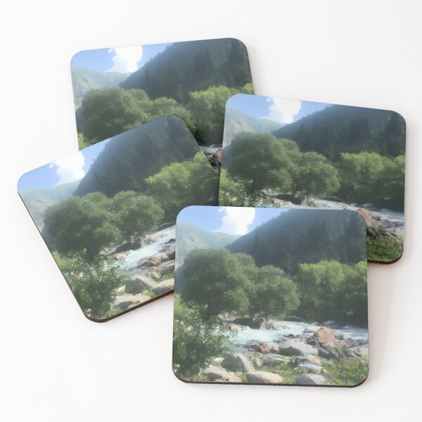 Item preview, Mountain River in Summer designed and sold by aol-merch.