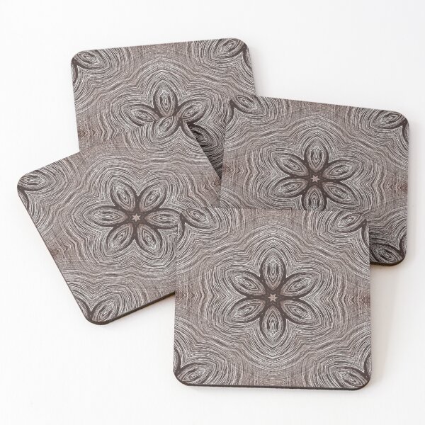 Item preview, Decorative Floral Pattern in Reddish Brown designed and sold by Artistestella.