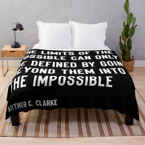 Item preview, Arthur C Clarke Quote Minimalist Modern Style designed and sold by kakarikihill.