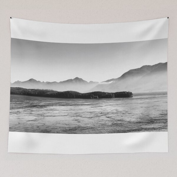 Item preview, Inside Passage Alaska in black and white designed and sold by pcole123.
