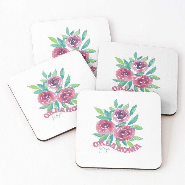 Artikelvorschau, Oklahoma State Flower Rosa Klassisches T-Shirt Sticker entworfen und verkauft von ThinkNature!.