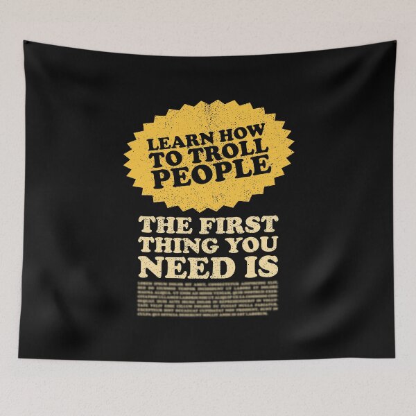 Item preview, Learn How To Troll People designed and sold by sachpica.