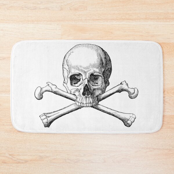 Item preview, Skull and Crossbones Illustration designed and sold by HawthorneFlame.