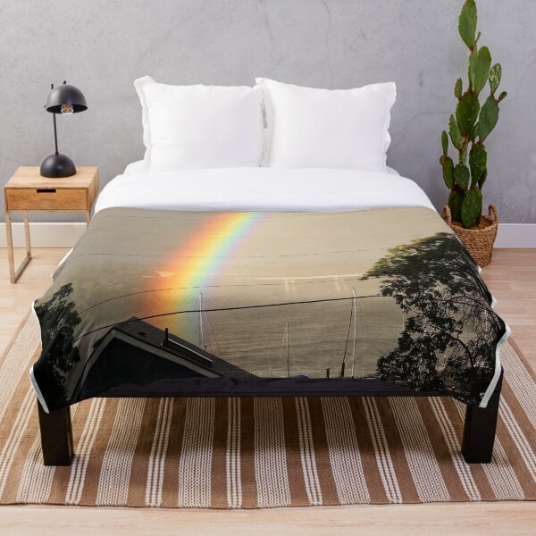 Item preview, Roofbound Radiance: Rainbow Over Bremerton designed and sold by jzmurdock.