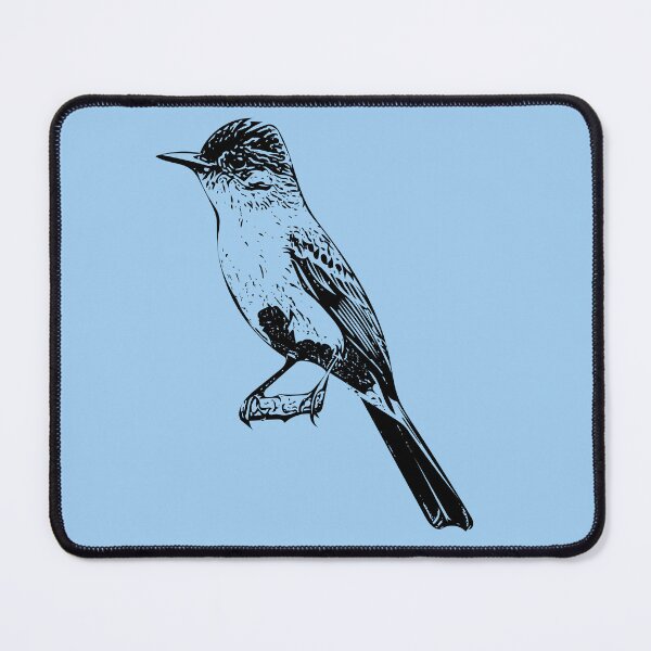 Item preview, Dusky-capped Flycatcher Black Design designed and sold by designsasstultd.