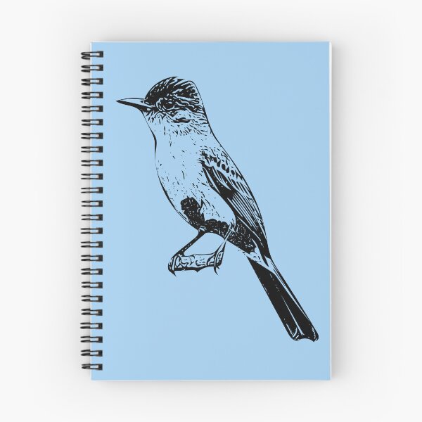 Item preview, Dusky-capped Flycatcher Black Design  designed and sold by designsasstultd.
