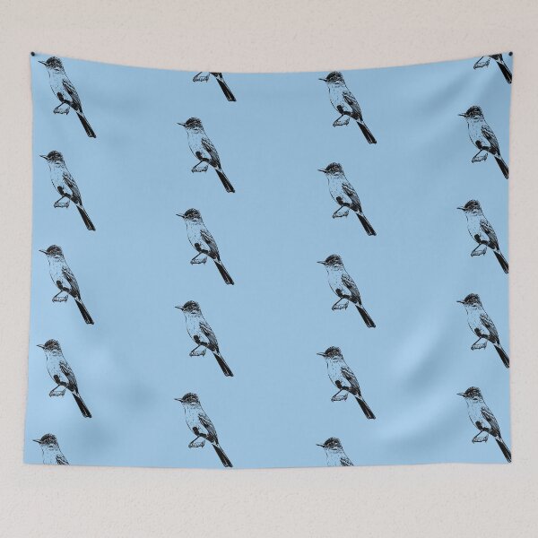 Item preview, Dusky-capped Flycatcher Black Design  designed and sold by designsasstultd.