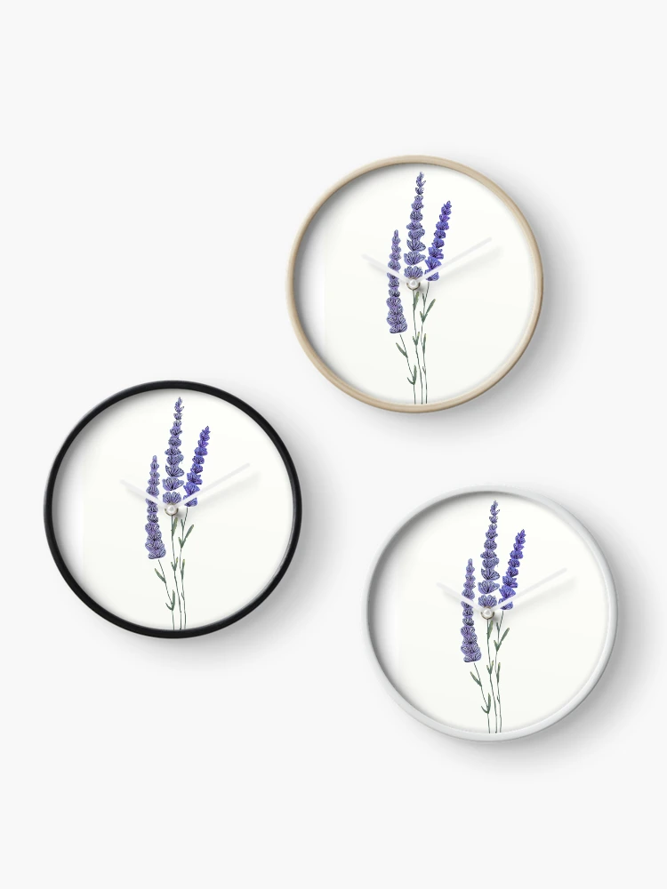 Thumbnail 3 of 4, Clock, Lavanda designed and sold by Rita Benacci.