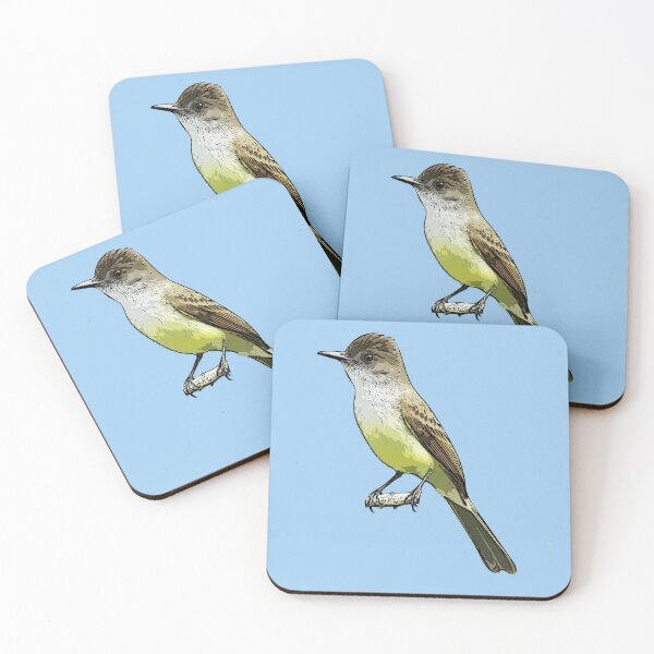 Item preview, Dusky-capped Flycatcher Black Alternate Design  designed and sold by designsasstultd.