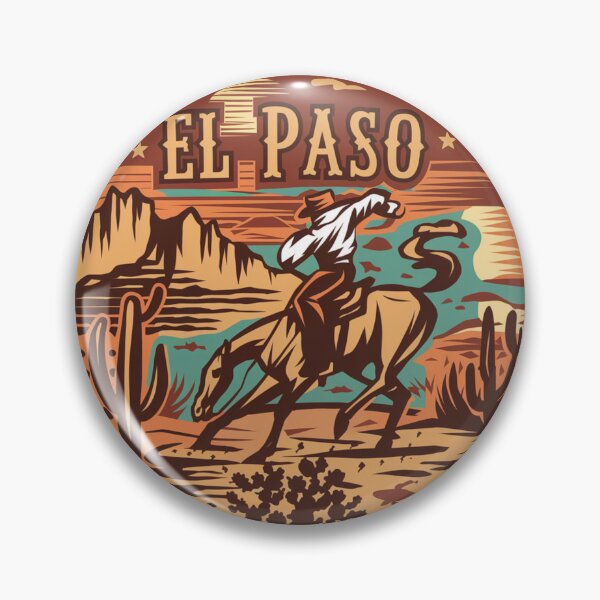 Item preview, El Paso, Texas | Cowboy at Sunset designed and sold by CircinusStore.
