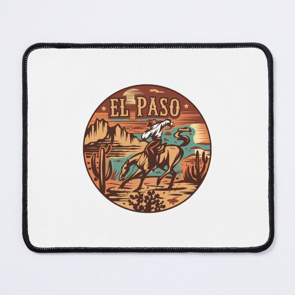 Item preview, El Paso, Texas | Cowboy at Sunset designed and sold by CircinusStore.
