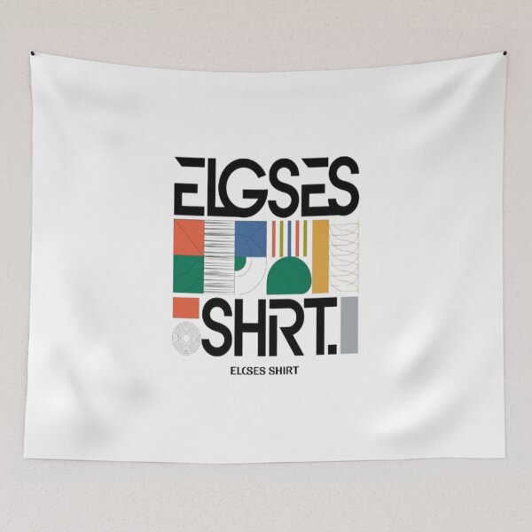 Item preview, Elgses Shirt: Modern Bold Typography & Abstract Design designed and sold by ColorsSoul ⭐️⭐️⭐️⭐️⭐️.