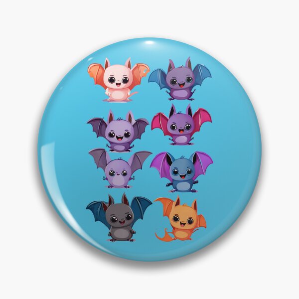 Item preview, M Little Bat, Bat kawaii, Batzilla, sweet bat, cute bat, cute,  designed and sold by GOLDENGARDENART.